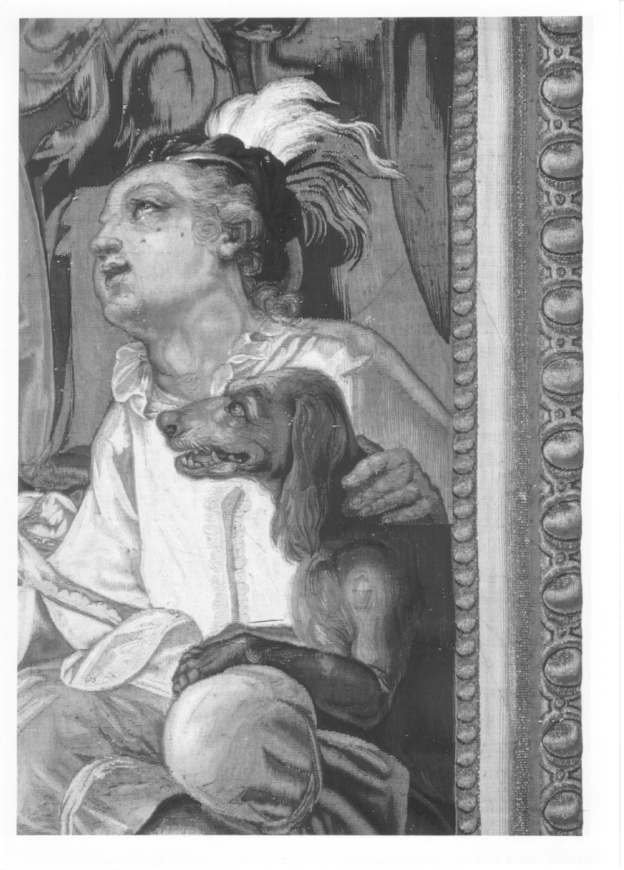 Arazzo - il capo e le mani di Ciro mozzate, Musei Reali, Palazzo Reale, Torino, dettaglio 2